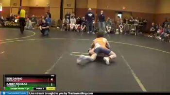 130 lbs Round 2 (4 Team) - Ben Davino, Gotcha STE vs Kaden Nicolas, The Misfits