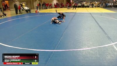 50 lbs Placement (4 Team) - Brooks Reinert, Watertown-Mayer vs Noah Nordquist, Bemidji