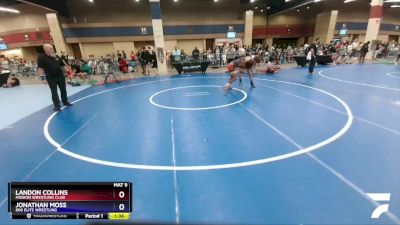 132 lbs Cons. Round 5 - Landon Collins, Mission Wrestling Club vs Jonathan Moss, 806 Elite Wrestling