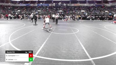 143 lbs Round Of 16 - Dylan Compton, North Desoto Wrestling Academy vs Brennon Joiner, Legacy Wrestling