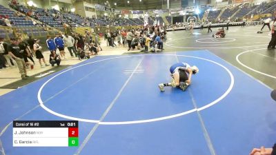 90 lbs Consi Of 16 #2 - Jd Johnson, Norwood Mavericks vs Cache Garcia, Rifle