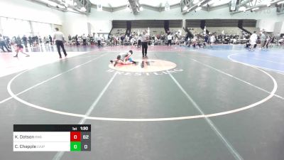 97 lbs Rr Rnd 1 - Kameron Dotson, Roundtree Wrestling Academy Black vs Cayden Chapple, Level Up