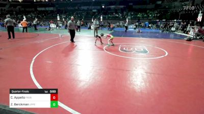 53 lbs Quarterfinal - Cole Appello, Frost Gang vs Zayden Berckman, Upper Township