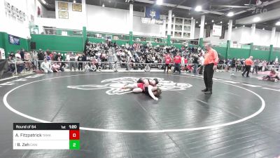 160 lbs Round Of 64 - Austin Fitzpatrick, Tamarac vs Beau Zeh, Canisteo-greenwood