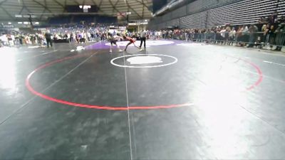 114 lbs Quarterfinal - Kaiden Huber, Cashmere Wrestling Club vs Cyrus Maya, NWWC