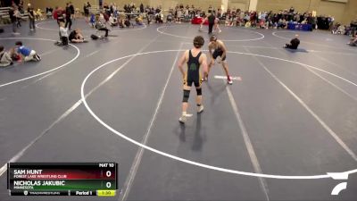 145 lbs Cons. Round 1 - Nicholas Jakubic, Minnesota vs Sam Hunt, Forest Lake Wrestling Club