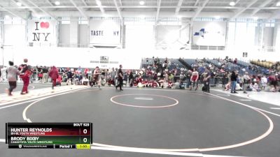 145 lbs Round 4 - Brody Bixby, Canastota Youth Wrestling vs Hunter Reynolds, BH-BL Youth Wrestling