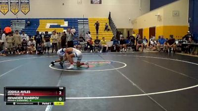 126 lbs Finals (8 Team) - Joshua Aviles, South Dade vs Isfandier Sharipov, Osceola (Kissimmee)