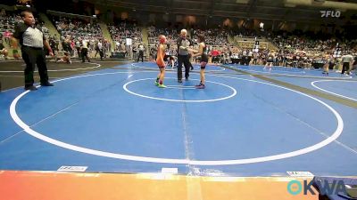 74 lbs Final - Millie Rumsey, Pawhuska Elks Takedown vs Elissa Cruz, Scrap Yard Training