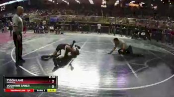 2A 120 lbs Quarterfinal - Tyson Lane, Brandon vs VOSHAWN BAKER, Hollins