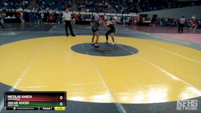 6A-126 lbs Quarterfinal - Oscar Doces, West Linn vs Nicolas Garza, Southridge