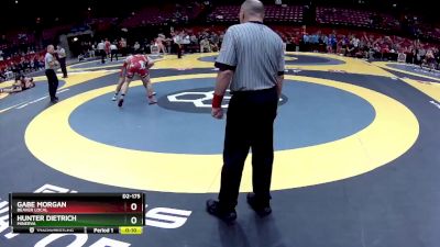 D2-175 lbs Cons. Round 3 - Hunter Dietrich, Minerva vs Gabe Morgan, Beaver Local