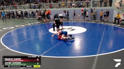 70 lbs Final - Xavier Johnson, Chugach Eagles Wrestling Club vs Bradley Sherry, Interior Grappling Academy