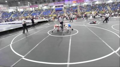 80 lbs Consi Of 16 #1 - Easton Coats, Bear Cave vs Michael Cornella, Florence Middle School