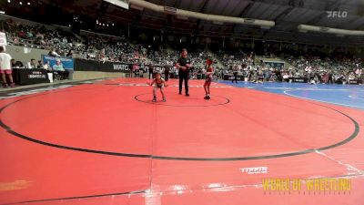 54 lbs Consi Of 8 #2 - Sofia Munoz, California Grapplers vs Dixie Beasley, Blackman Wrestling