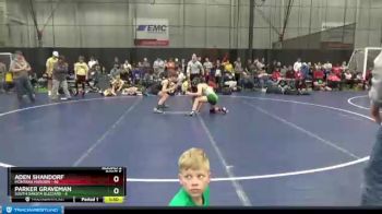 125 lbs Round 2 (6 Team) - Aden Shandorf, Montana Maroon vs Parker Graveman, South Dakota Blizzard