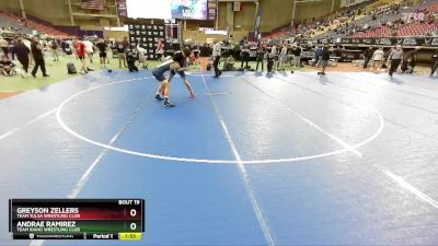 144 lbs Champ. Round 1 - Andrae Ramirez, Team Idaho Wrestling Club vs Greyson Zellers, Team Tulsa Wrestling Club