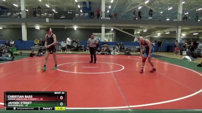 140 lbs Round 3 (16 Team) - Christian Bass, Askren Wrestling Academy 1 vs Jayden Street, Neighborhood