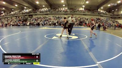 70 lbs Champ. Round 1 - CAYSON HARVEY, Odessa Youth Wrestling Club-AAA vs Mason Proctor, Team Action Wrestling Club-A