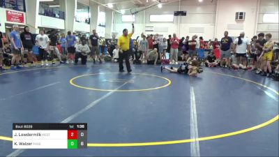 102 lbs Pools - Jacob Lowdermilk, West Virginia Wild vs Kristen Walzer, Phoenix W.C. - Blue