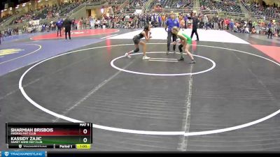 75 lbs Cons. Round 1 - Kassidy Zajic, Sweet Home Mat Club vs Sharmiah Brisbois, Madras Mat Club