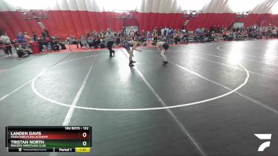 132 lbs Semifinal - Landen Davis, Moen Wrestling Academy vs Tristan North, Ringers Wrestling Club