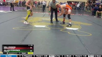 3 - 175 lbs Quarterfinal - Will Johnson, Brentsville District vs Dillion Fitzpatrick, Lafayette