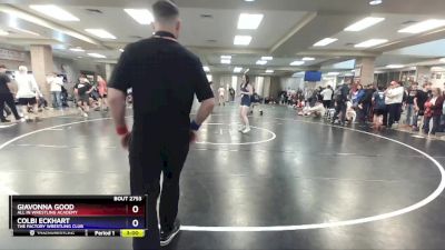 127 lbs Round 3 - Giavonna Good, All In Wrestling Academy vs Colbi Eckhart, The Factory Wrestling Club