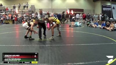 150 lbs Round 2 (6 Team) - Jericho Holmes, Mi Pitbulls vs Austin Bourassa, Untouchables Black