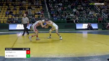 157 lbs 3rd Place - Gino Fluri, Rider University vs Mike Bartolo, Clarion University