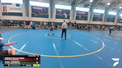 83 lbs Cons. Round 4 - Jordan Salas-Keen, Steve Page Grappling vs Noah Johnson, Lil Dons Wrestling Club