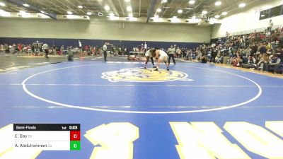 285 lbs Semifinal - Abbas Abdulrahman, Castleton vs Evan Day, Castleton