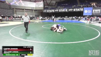 3A 165 lbs Cons. Round 4 - Carter Johnson, Silas vs Benjamin Larson, Hermiston