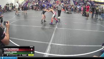 72 lbs Round 3 - Hudson Griebe, Cane Bay Cobras vs Luke Kuykendall, Team Bear Wrestling Club