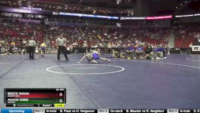 1A-106 lbs Quarterfinal - Brock Shaha, Mount Ayr vs Mason Shirk, Wilton