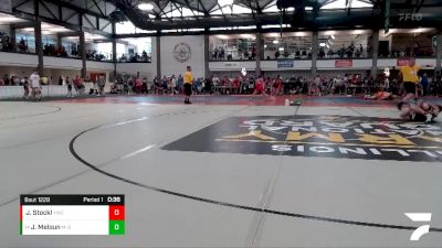 116-127 lbs Quarterfinal - Jacob Meloun, Morris vs Joshua Stockl, Yorkville Wrestling Club