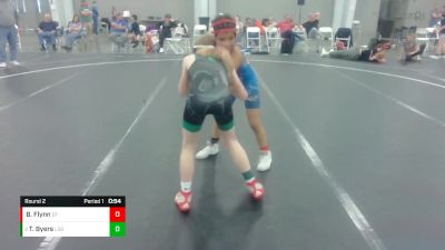 80 lbs Round 2 - Townes Byers, River City Wrestling vs Brian Flynn, Diamond Fish