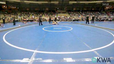 119 lbs Round Of 16 - Gavin Wehr, PC Takedown vs Callan Whitnah, Harrah Little League Wrestling