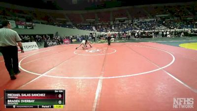 5A-106 lbs Semifinal - Michael Salas Sanchez, Thurston vs Braden Overbay, Ridgeview