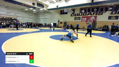 135 lbs Consi Of 16 #1 - Brayden Guerrero, Liberty (NV) vs Skyler Hickman, Canyon View (AZ)