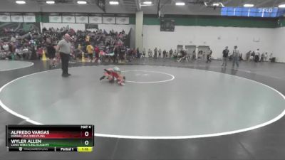 70-75 lbs Champ. Round 1 - Alfredo Vargas, Kansas-USA Wrestling vs Wyler Allen, Lions Wrestling Academy