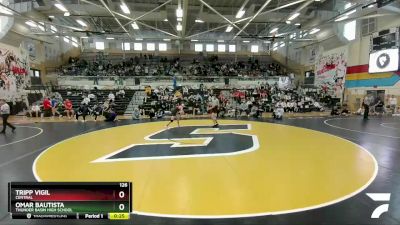 126 lbs Cons. Round 2 - Tripp Vigil, Central vs Omar Bautista, Thunder Basin High School