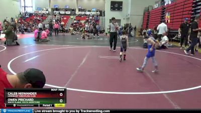 40 lbs Champ. Round 1 - Caleb Niswander, Lionheart Wrestling Club vs Owen Prichard, White Plains Youth Wrestling