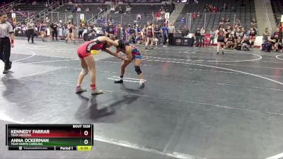 100 lbs Cons. Round 2 - Anna Ockerman, Team North Carolina vs Kennedy Farrar, Team Arizona