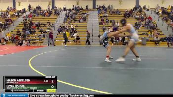 197 lbs Cons. Round 2 - Mason Askelsen, MS-Mankato vs Rives Hargis, Iowa Central Community College