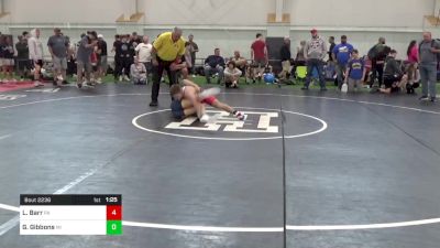 146-E lbs Round Of 16 - Lucas Barr, PA vs Gabriel Gibbons, MI