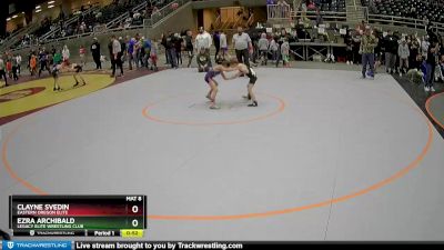 56 lbs 3rd Place Match - Clayne Svedin, Eastern Oregon Elite vs Ezra Archibald, Legacy Elite Wrestling Club