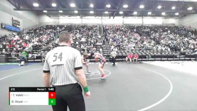 215 lbs Quarterfinal - Tevita Valeti, Springville vs Daniel Hoyal, Lehi