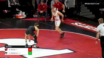 133 lbs 3rd Place - Seth Gross, Wisconsin vs Austin DeSanto, Iowa