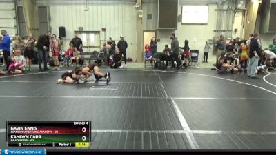 96 lbs Round 4 (6 Team) - Gavin Ennis, Scanlan Wrestling Academy vs Kamdyn Carr, 84 Athletes